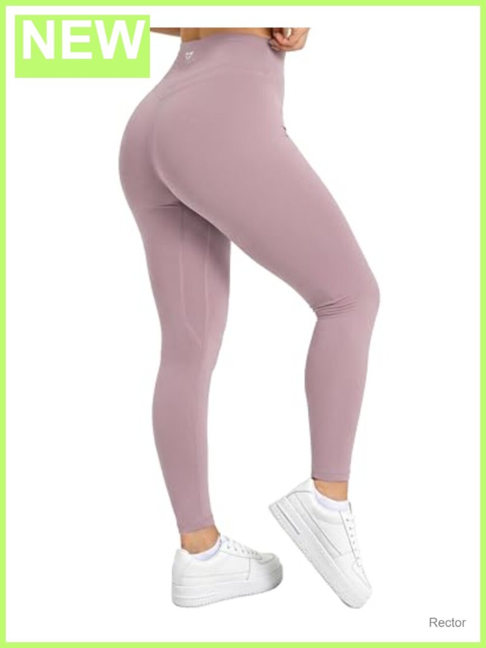TomTiger Women's Yoga Leggings No Front Seam 7/8 Length High Rise Nylon Spandex